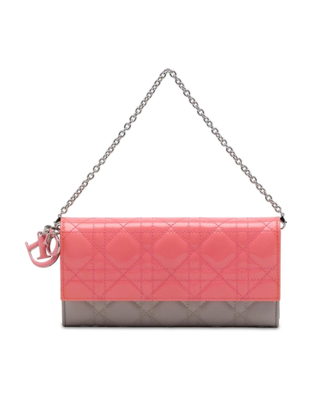 Dior Bicolor Lambskin And Patent #336847D85B